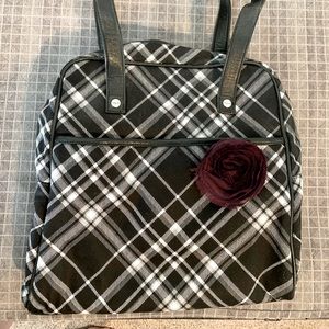 Thirty-One Pick Me Plaid Medium Purse